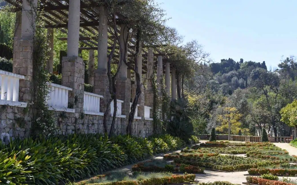 gardens atop Montjuïc hill in barcelona