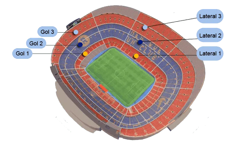 Barcelona Nou Camp Stadium Seating Plan Elcho Table 1947