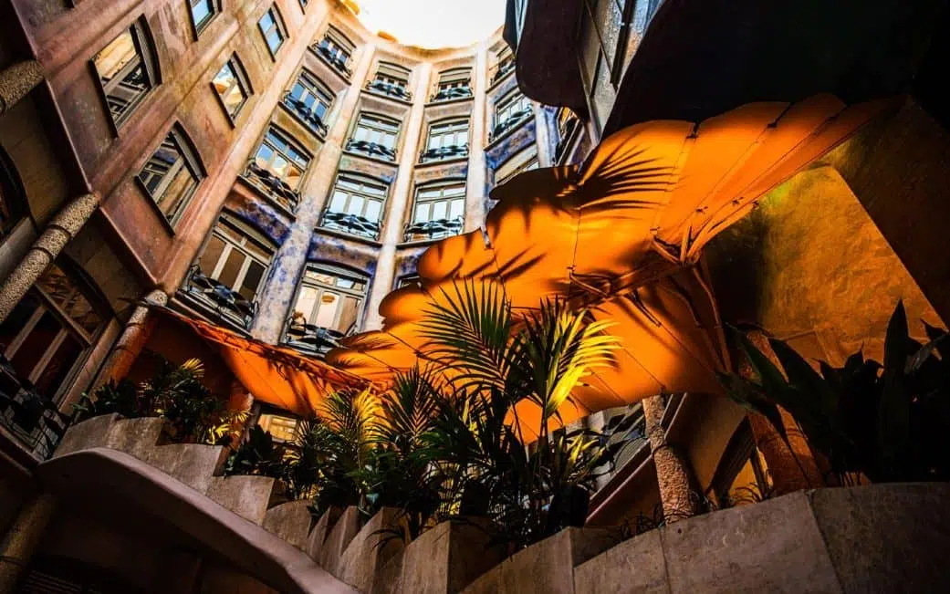 Casa Mila Courtyard