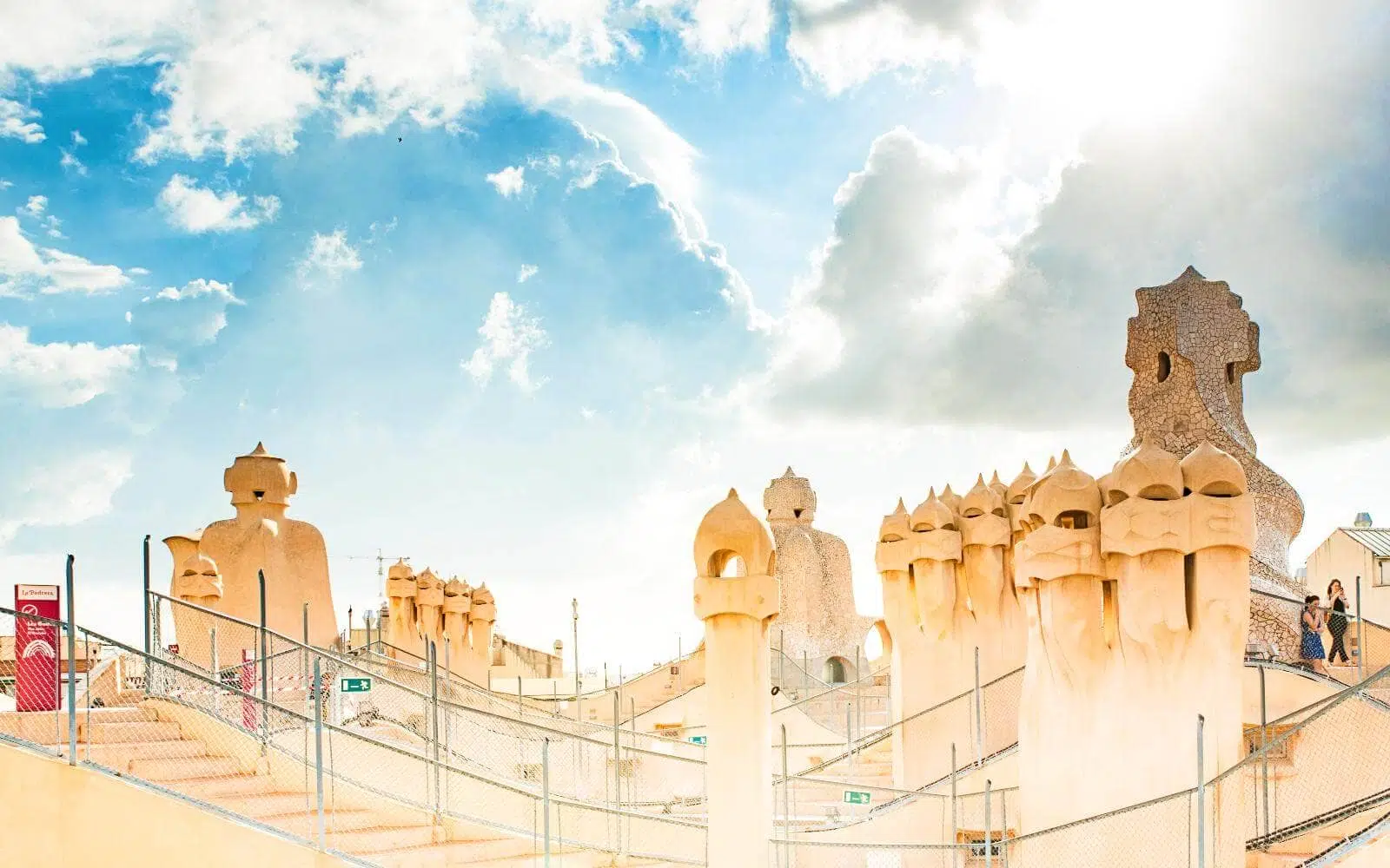 casa mila la pedrera roof terrace