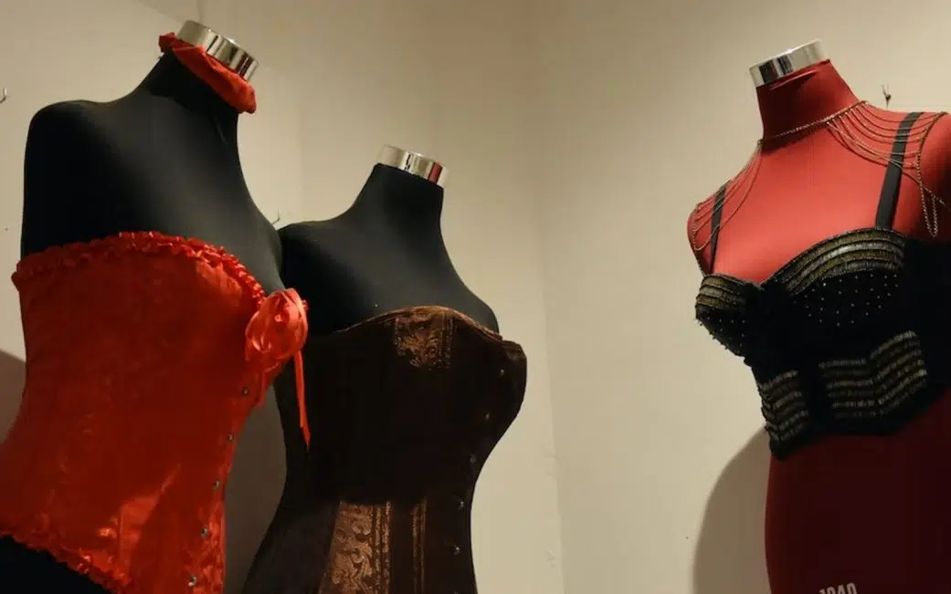 erotic clothing display at the erotic museum in barcelona spain