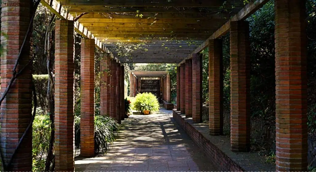 plant arches at montjuic barcelona