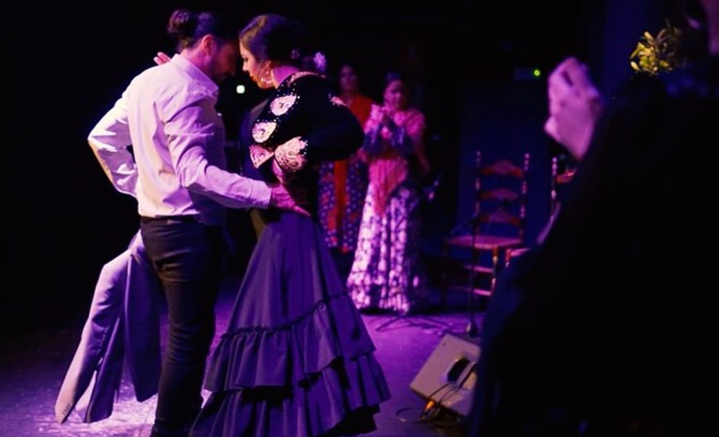 dancers at the city hall flamenco show in barcelona